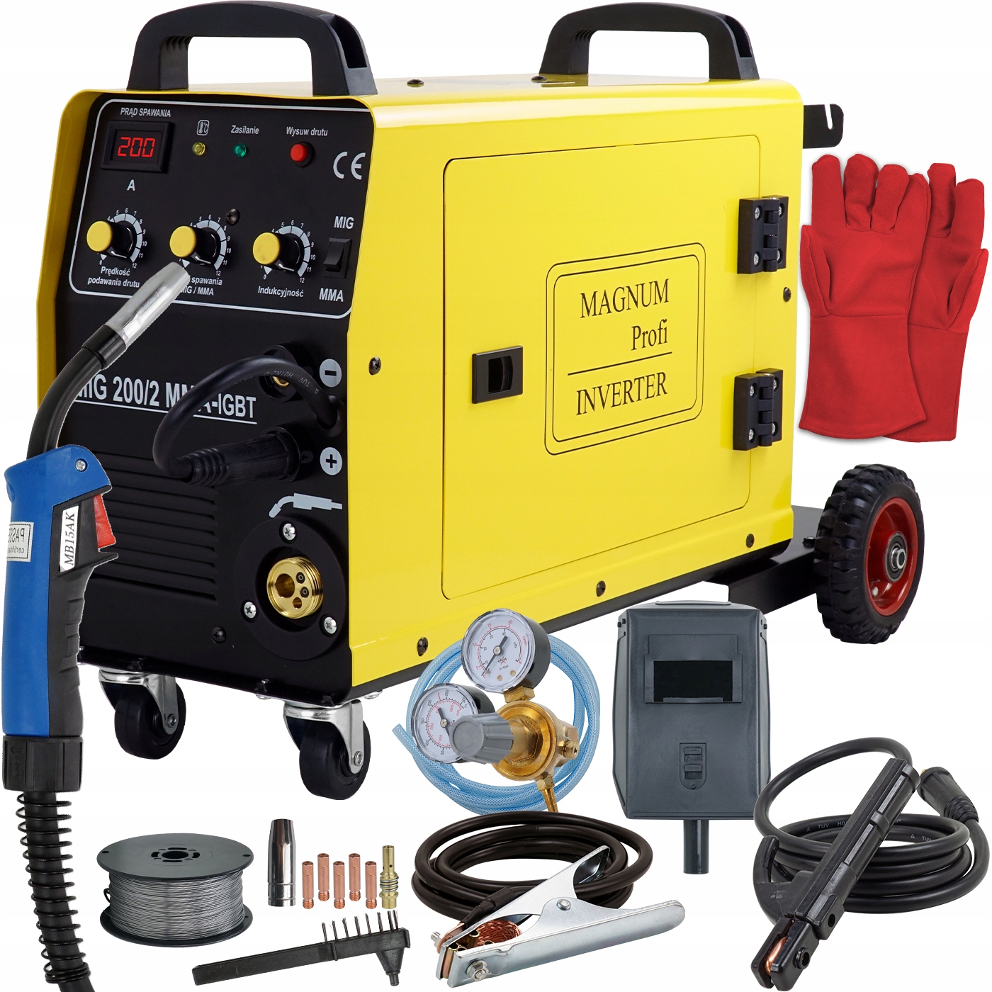 СВАРОЧНЫЙ АППАРАТ MIGOMAT MIG 200/2 MMA 230 / 400V КОМПЛЕКТ