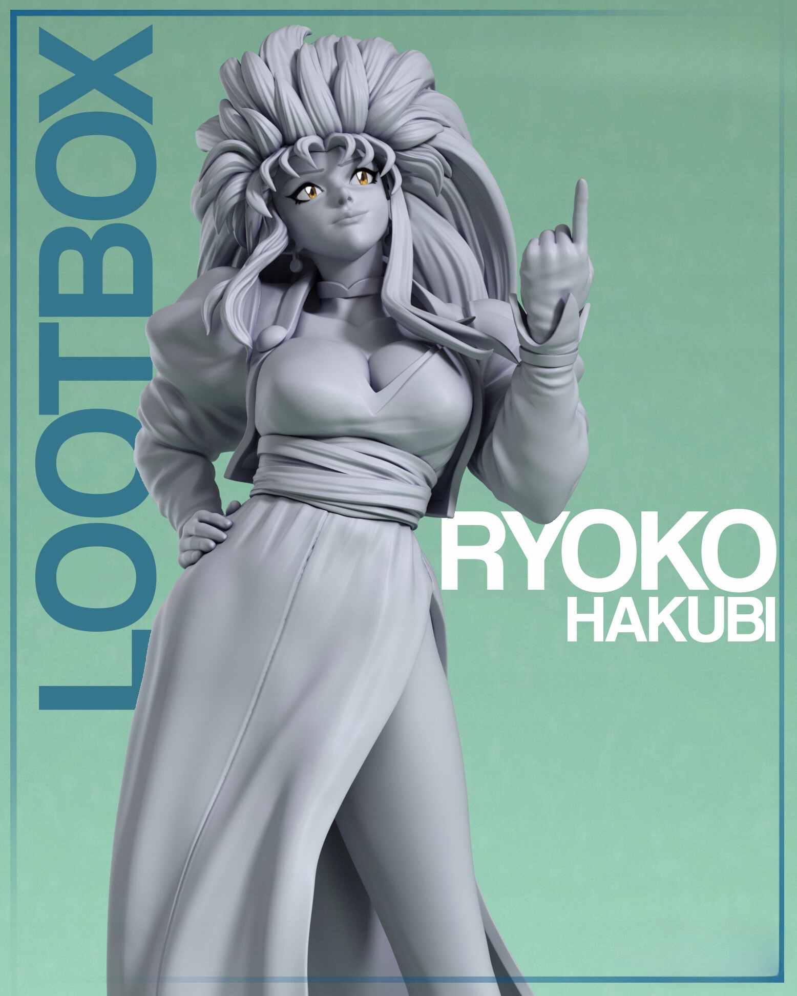 Figurka Ryoko z anime série "Tenchi Muyo"