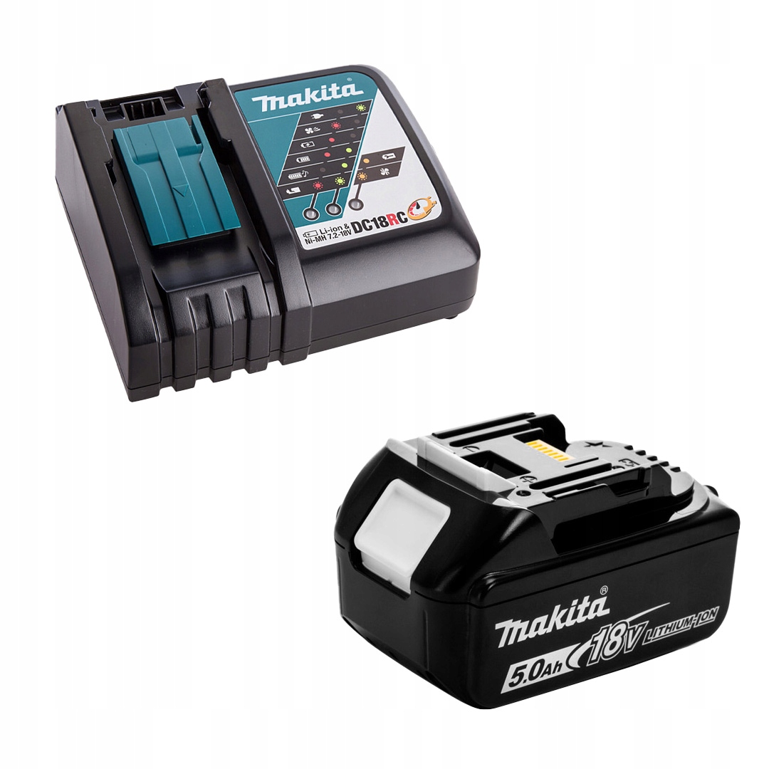 Zestaw akumulator 5Ah BL1850B ładowarka DC18RC Makita DC18RC+BL1850B