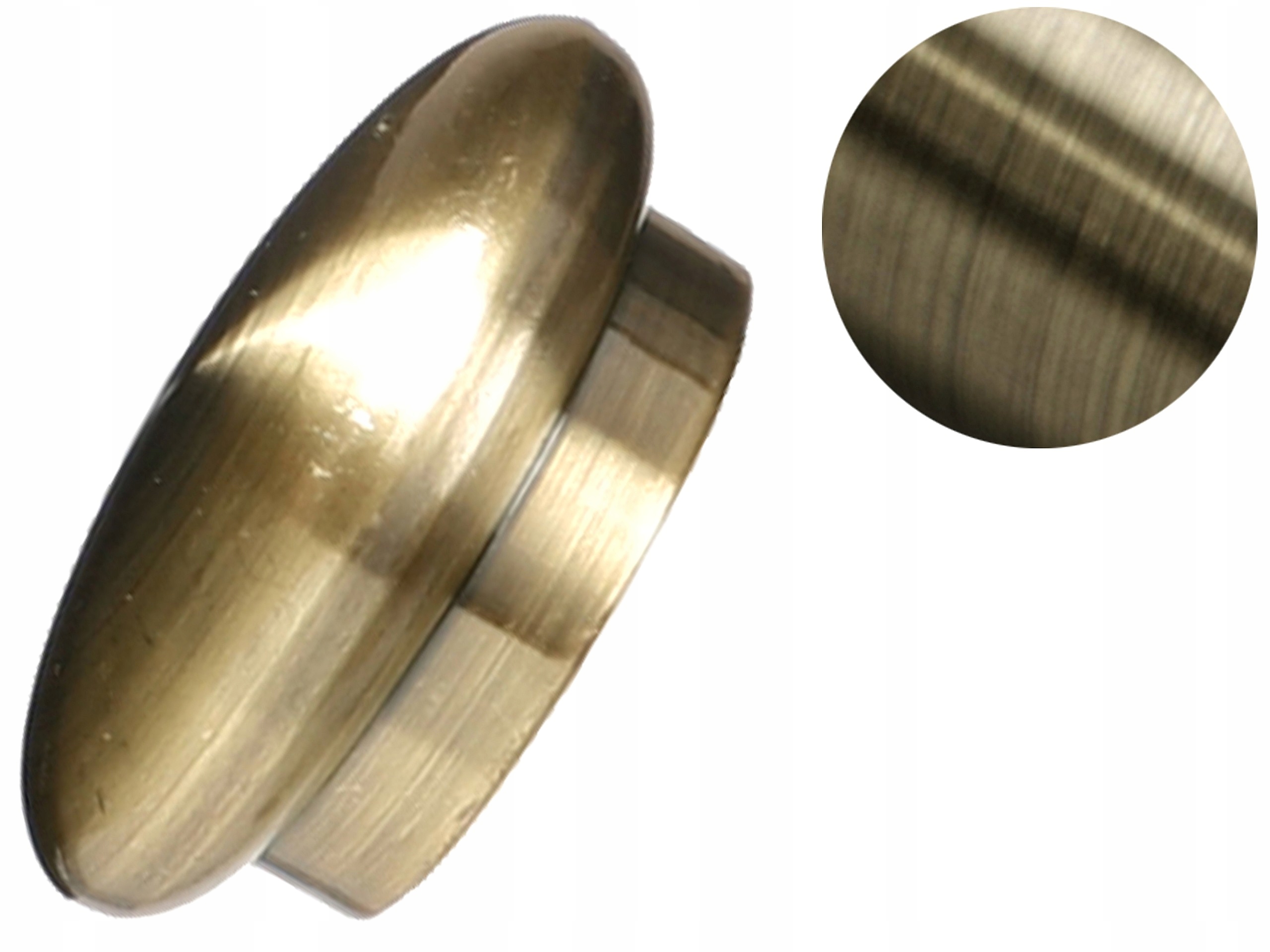 

25 mm Grzybek zakończenie do karnisza Złoty