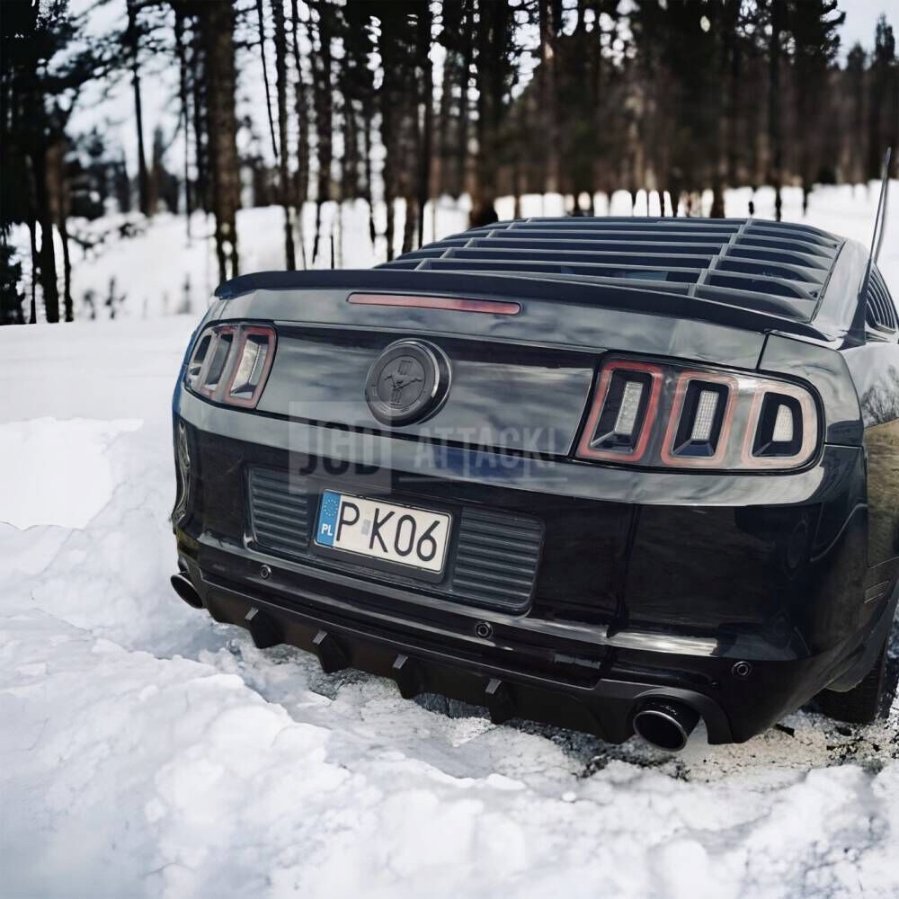 Dyfuzor Spoiler Zderzaka MUSTANG 2013-2014 Kolor czarny