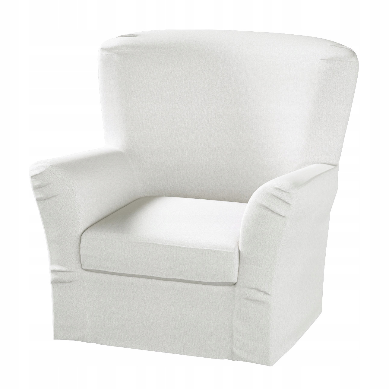 Dekoria Poťah na kreslo Tomelilla vysoký s záložkami Ikea biely