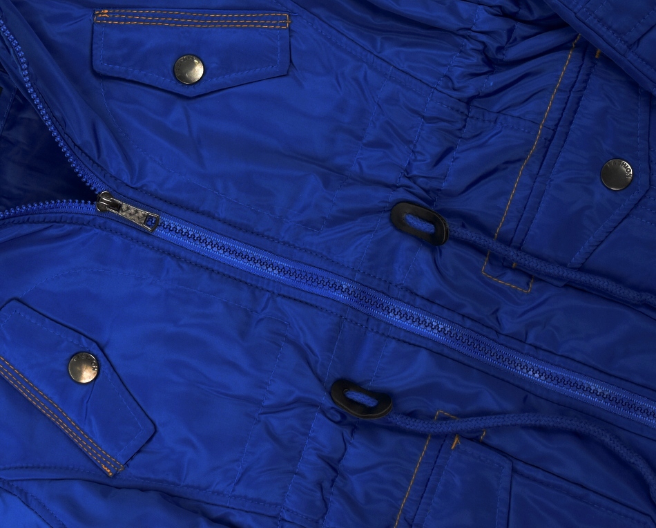 HIKIS Nowa niebieska Parka KURTKA Jesień - 134/140 Marka Inna marka