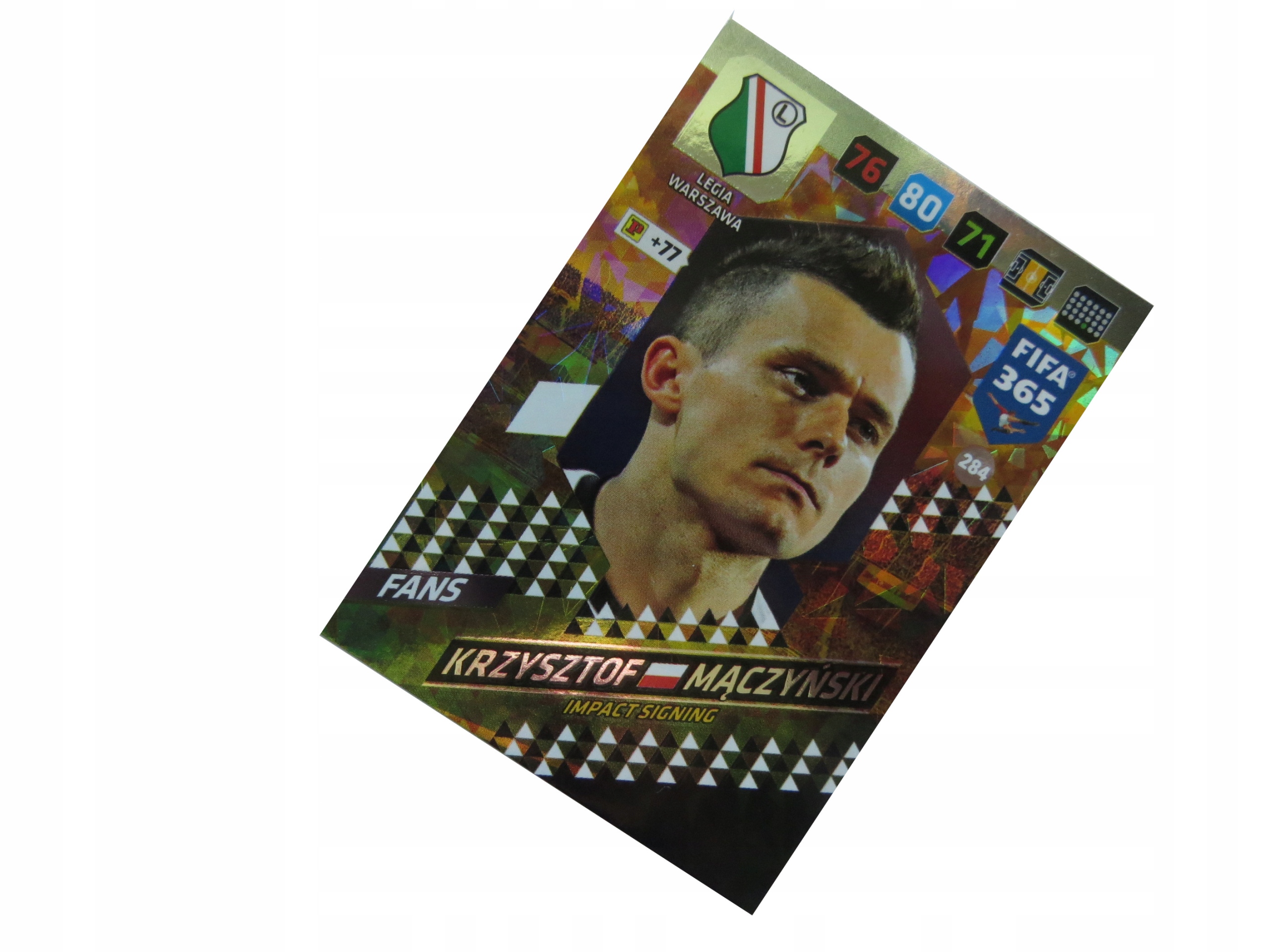 Panini Fifa 365 2018 Fans Impact Signing 284 Krzysztof Mączyński Legia