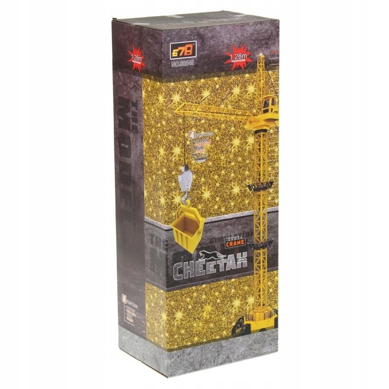 Dźwig Żuraw 130 cm Duży Sterowany Dźwig Pilot RC Długość (cm) 17