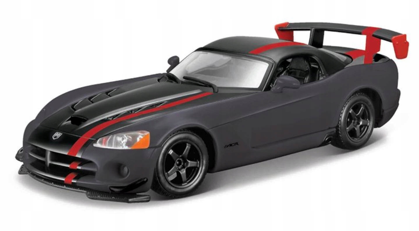 BURAGO 1:24 DODGE VIPER GREY MODEL METAL
