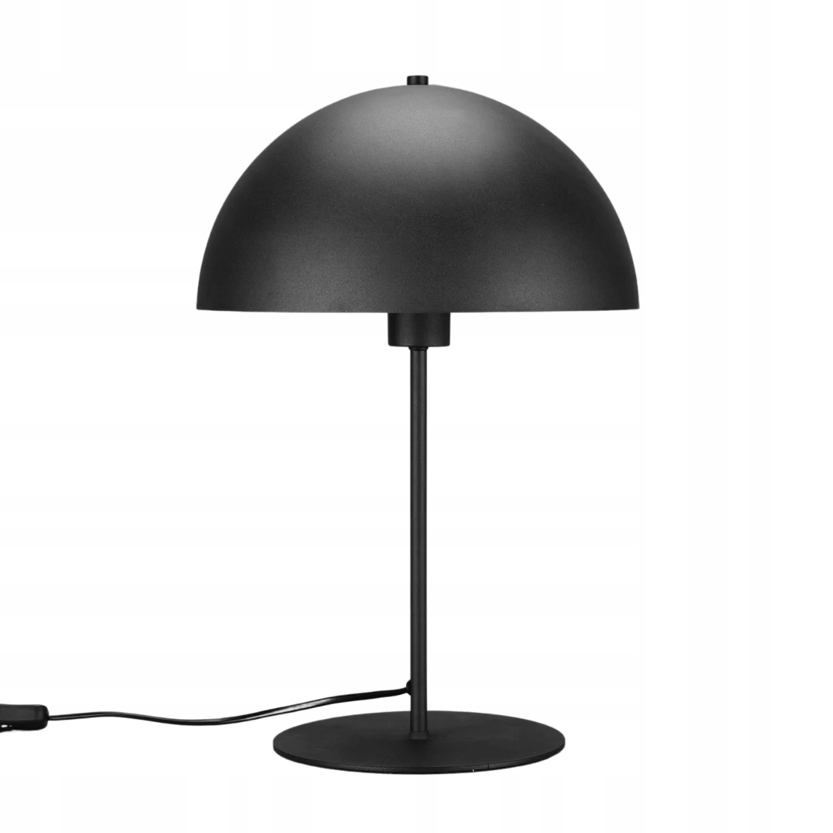 Trio Stolová lampa Nola čierna, kovová, E27, 40 W, 45 cm, moderná