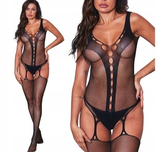 

Bodystocking siateczka Kombinezon oczka pończochy