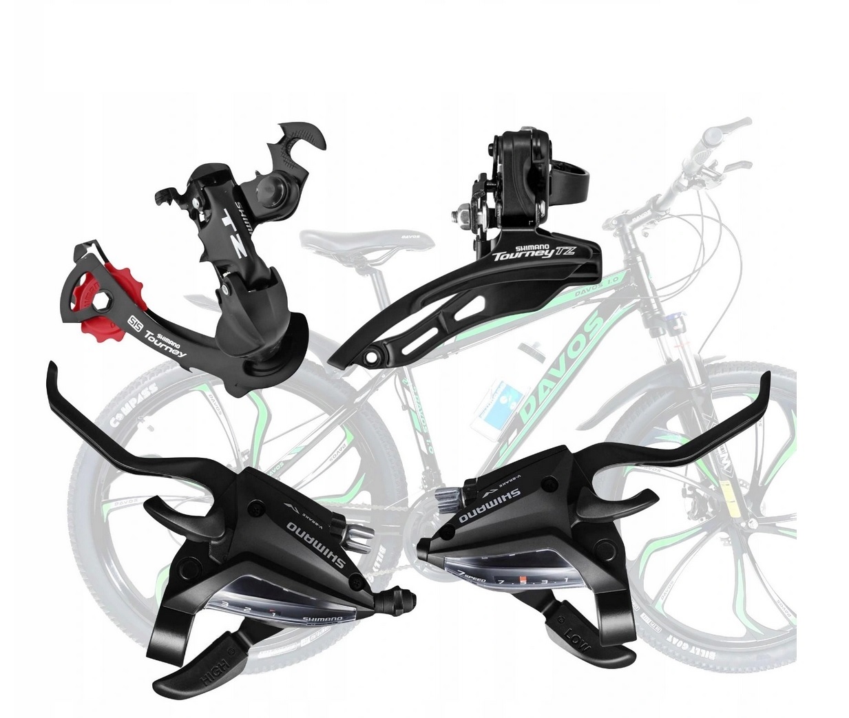 Rower MTB DAVOS 5.0 2xAMOR TARCZE 27,5 ALUFELGI Amortyzacja przód i tył