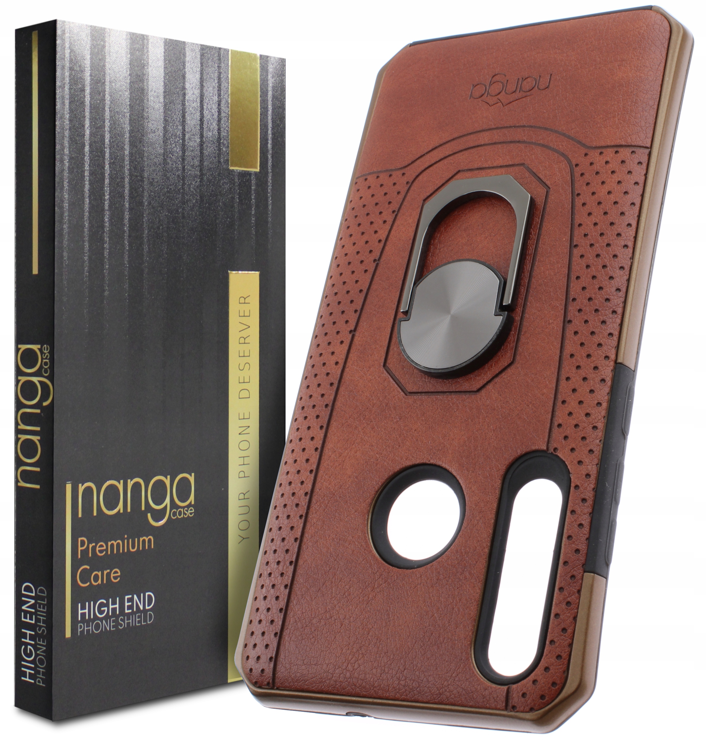 

Etui Ze Skóry Vintage Ring Do P Smart 2019 Brąz