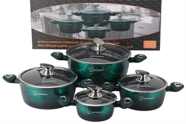 Hliníkové Kremeňe Štvrťové 8 ks . Mramor 16 20 24 28 cm Masterpan 2801