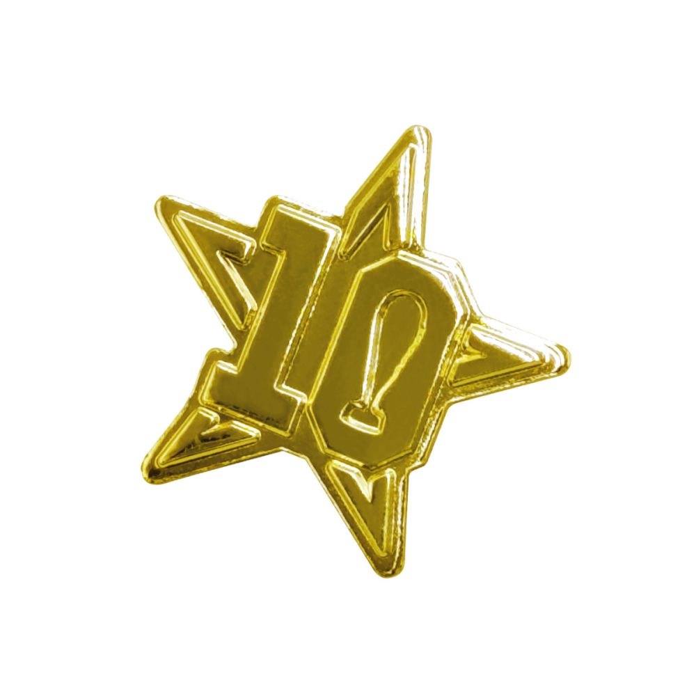 Pin Metalowy Lech Poznań 10 Mistrz Polski