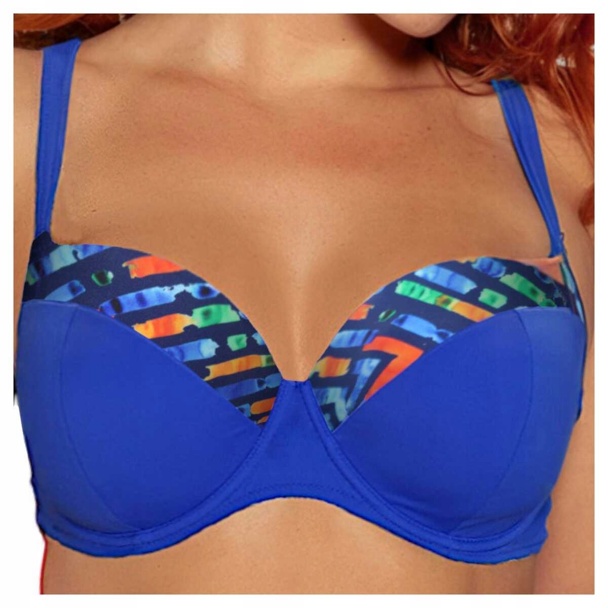 Ava Vyztužená plavková podprsenka Sk 231 cornflower 75H