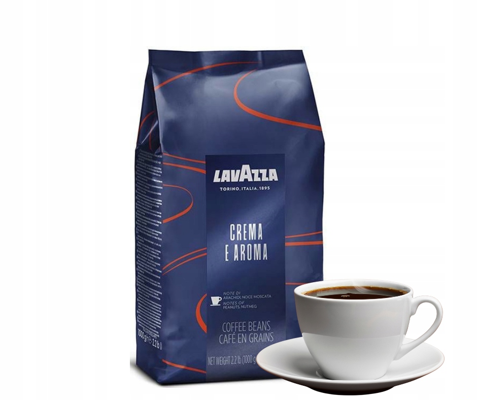 Levně Lavazza Crema e Aroma Blue 1kg Káva zrnková