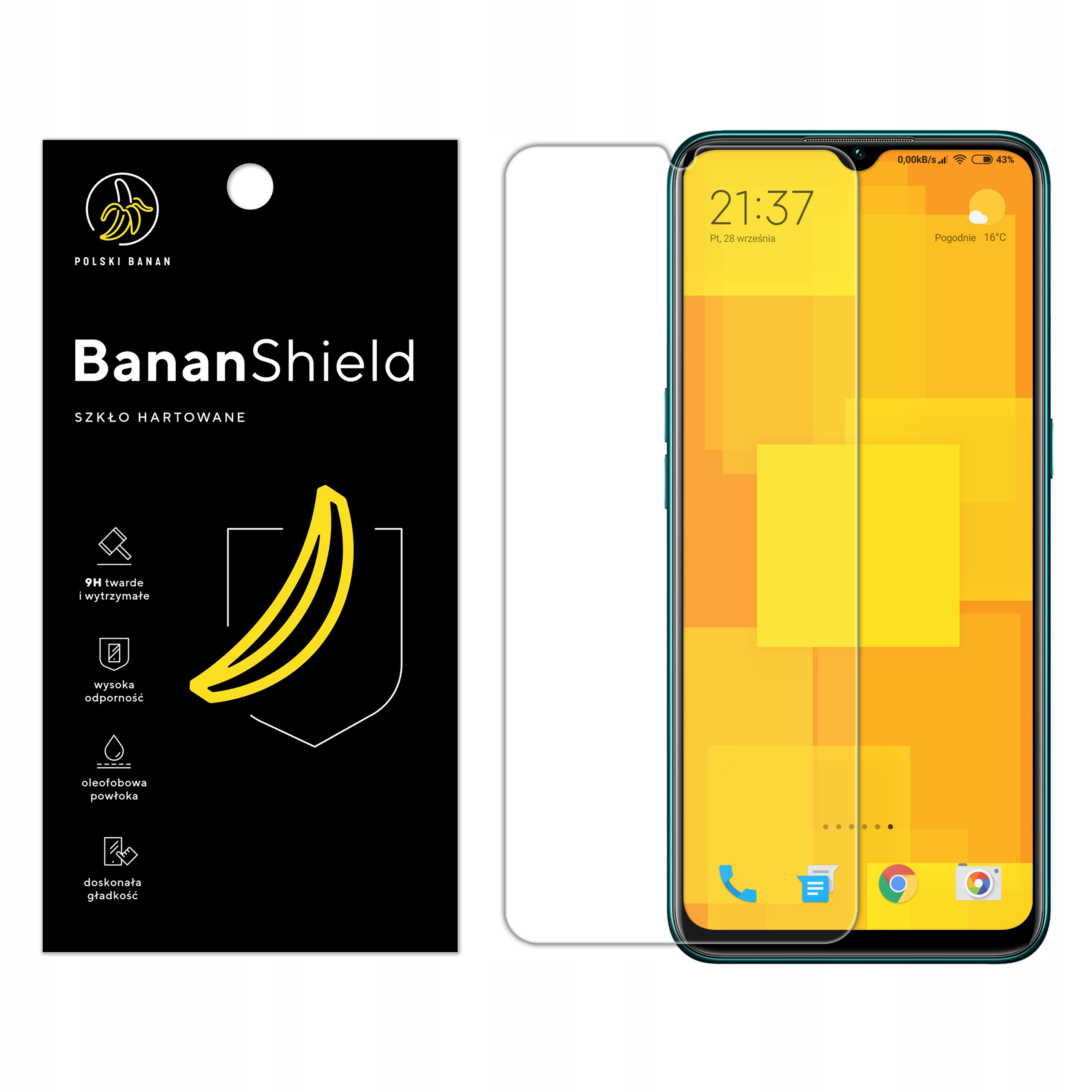 

Szkło Hartowane Polski Banan 9H do Oppo A31