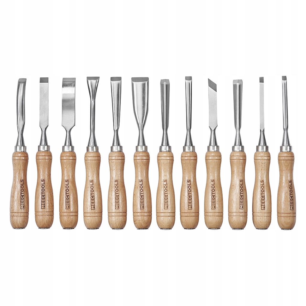 Zestaw snycerski 12 elementów Meec Tools