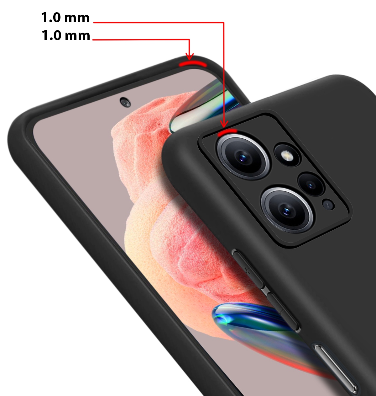 ETUI do Xiaomi Redmi Note 12 CASE MATT + SZKŁO 9H Kod producenta Silikonowe_Gumowe_N32A