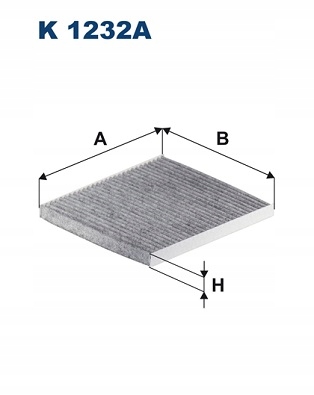 

Filtry kabinowe Filtron K 1232A