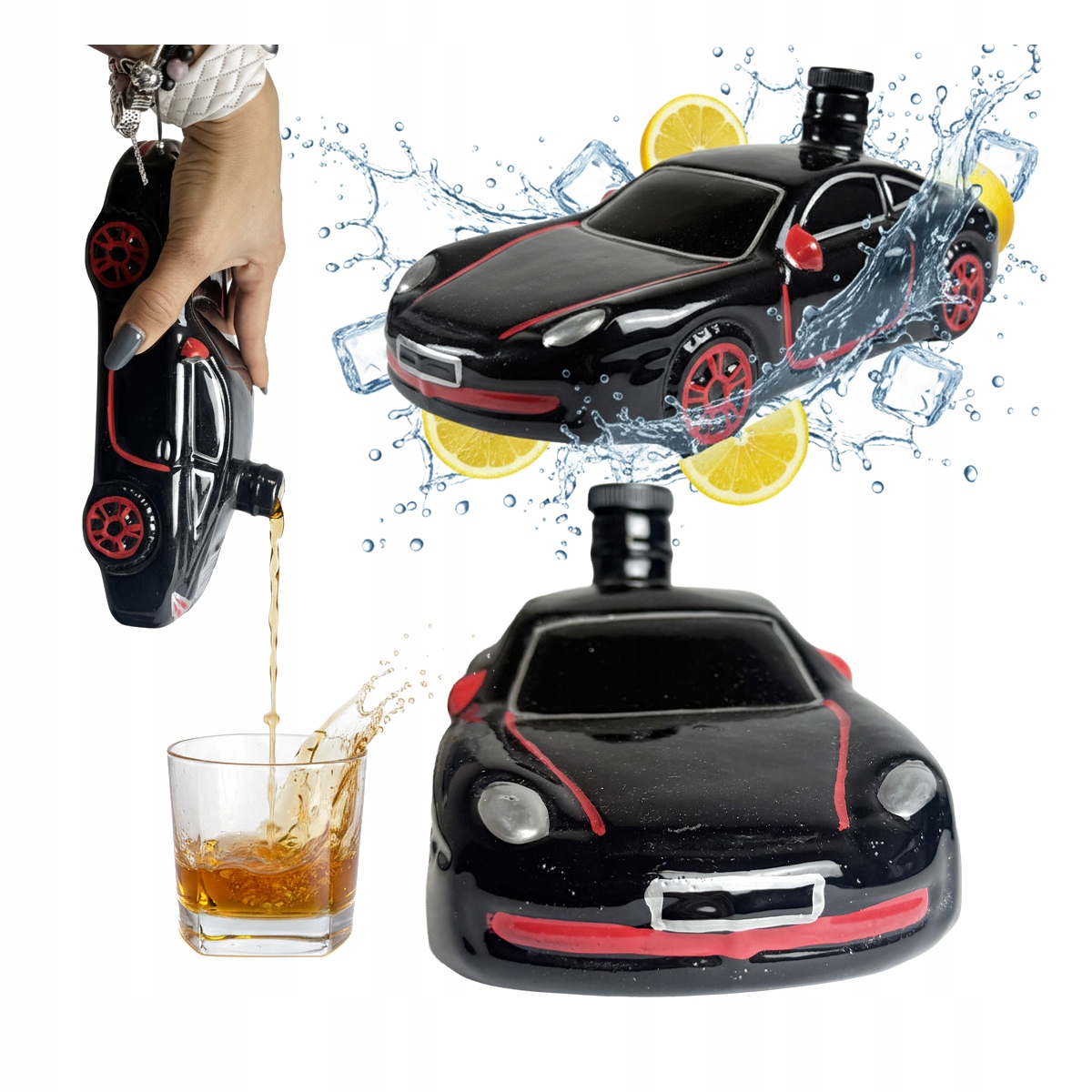 Láhev Auto 500 ml Keramická Turbo Láhev na alkohol Dárek 0,5 l