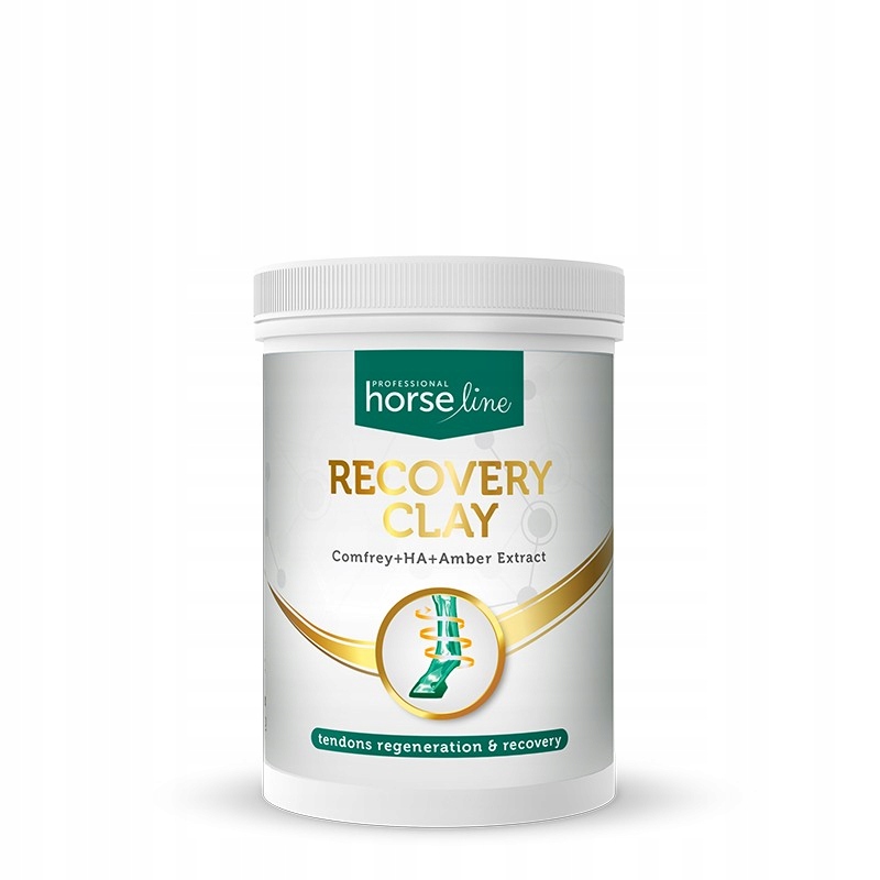 HorseLinePRO Recovery Clay Regenerační jíl na šlachy Zábal 1000 g