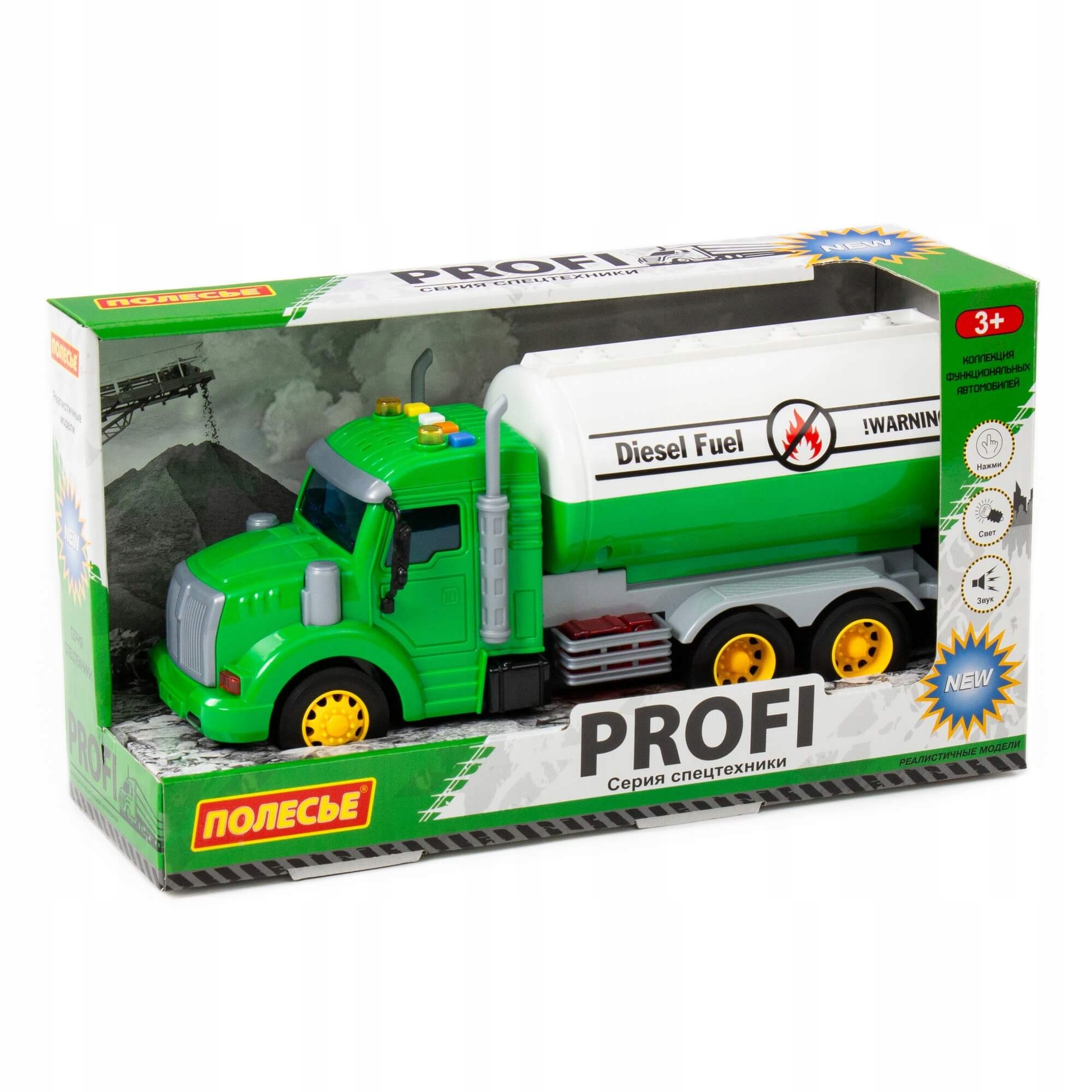 

Auto ciężarowe Cystern B/o 34x12x19 zielony Xpl...