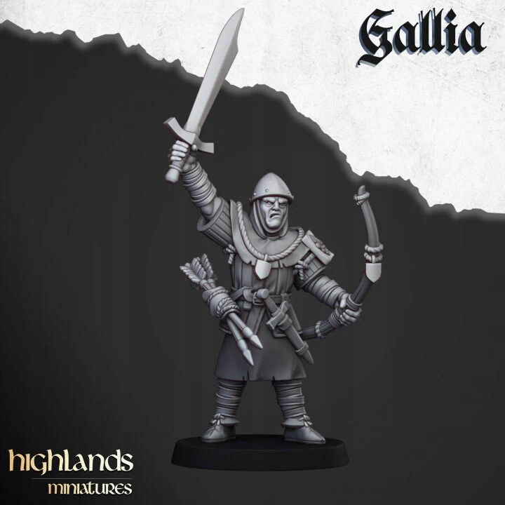 Gallia Archers - Highlands Miniatures 10 Modeli System Warhammer Fantasy Battle