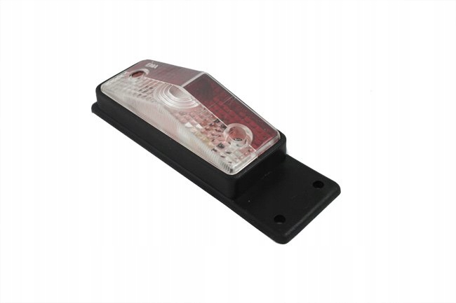 LAMPA OBRYSOWA PŁASKA WISZĄCA BIAŁO-CZERWON EAN (GTIN) 5903116342536