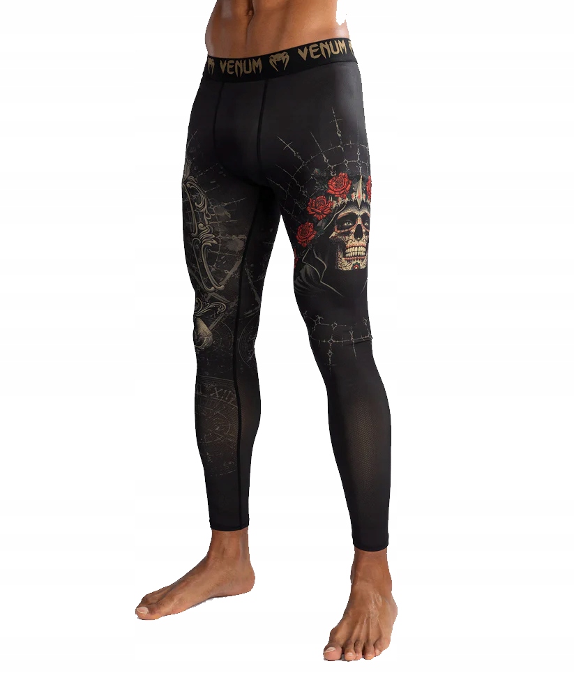 Venum Legginsy Kompresyjne Santa Muerte 5.0 Black/Gold XXL