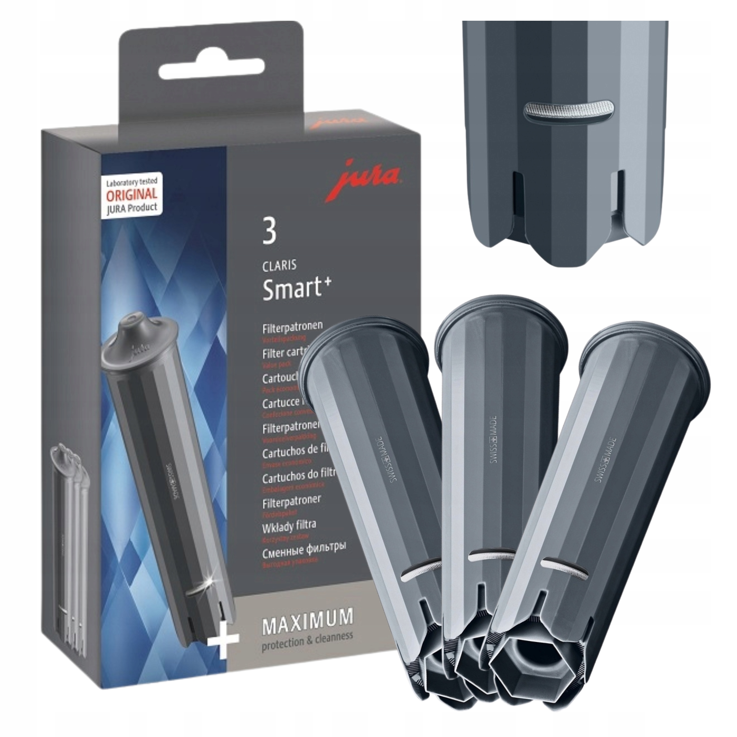 Filtry Wkład Do Wody Do Ekspresu Jura Claris Smart+ E8 Z6 E6 ENA8 Z10 3szt