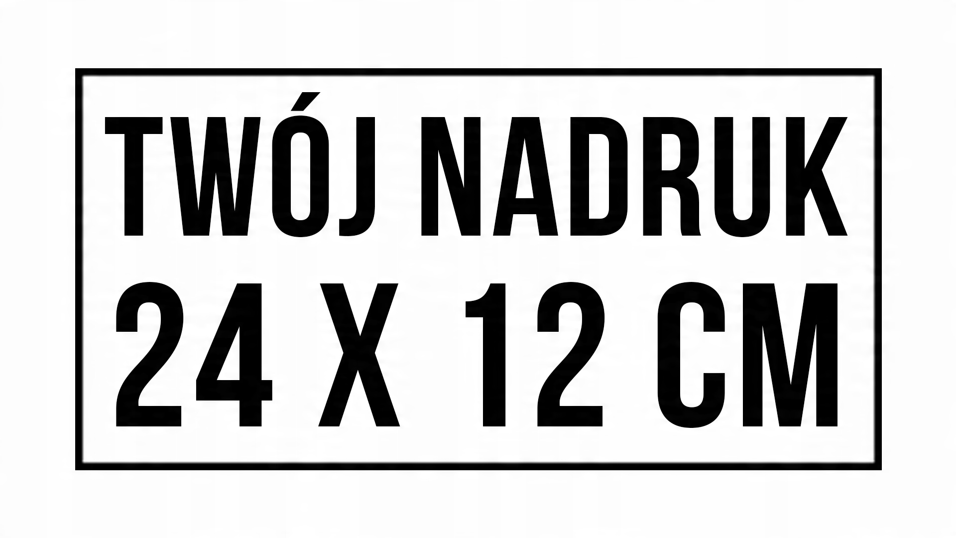 

nadruk flex na koszulkę torbę różne 24x12cm