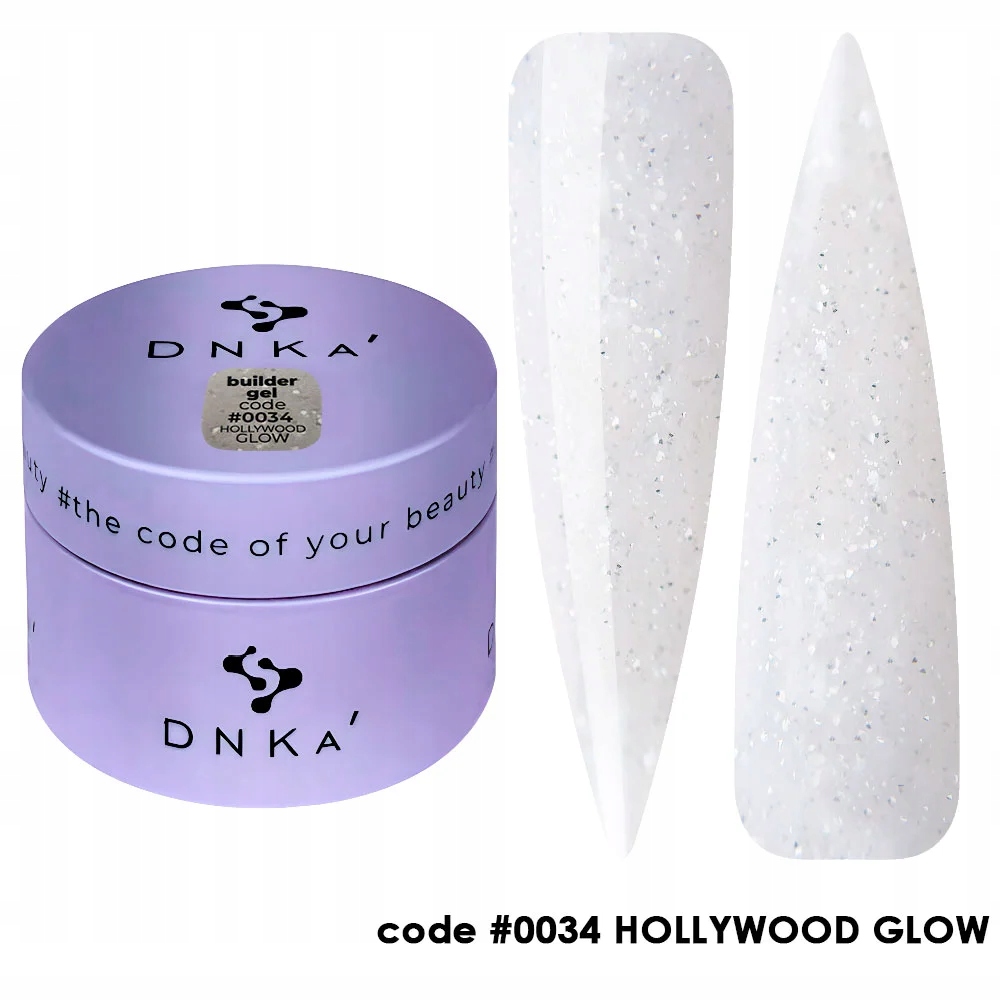Żel budujący DNKa' Builder Gel #0034 Hollywood Glow