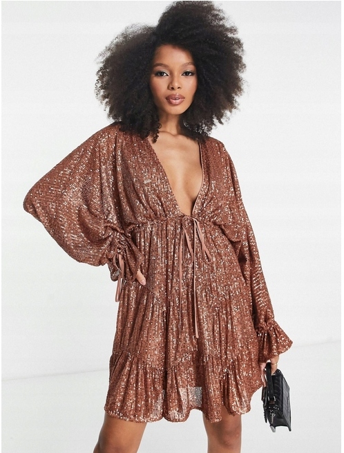 Flitrové Zdobené Šaty S Designem Pro Nadýchanou 46 48 3XL 4XL