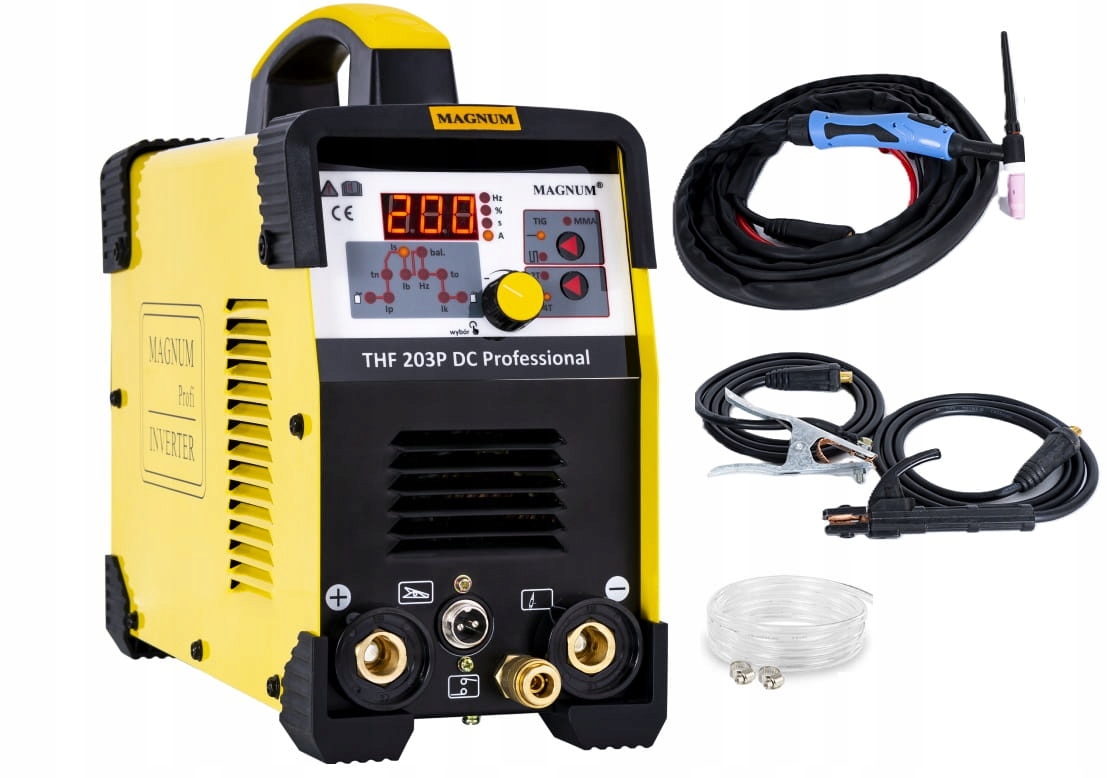 Spawarka Tig Magnum Thf 203P Puls DC 200A Tig Hf i Mma Lekka i Profesjo