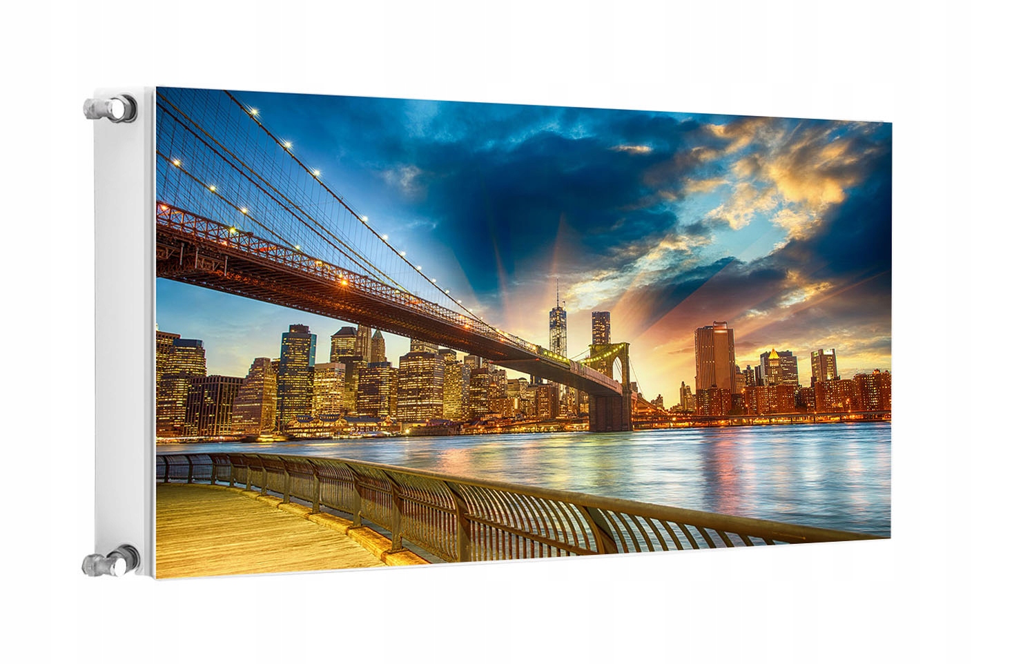Magnet Magnetická Podložka Na Radiátor 100x60 Město Fototapeta