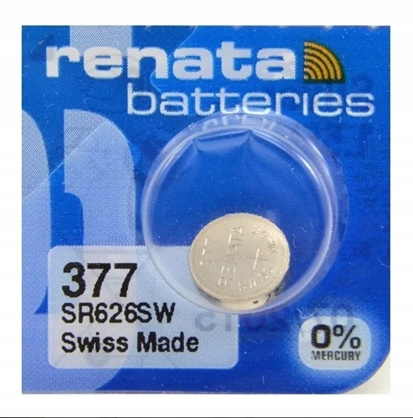 

1x Bateria Srebrowa Renata 377 SR626SW|Szwajcarska