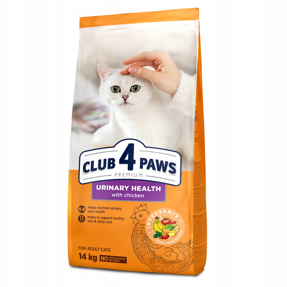 Levně Club 4 Paws Premium suché krmivo pro kočky Podpora zdraví močových cest 14 kg