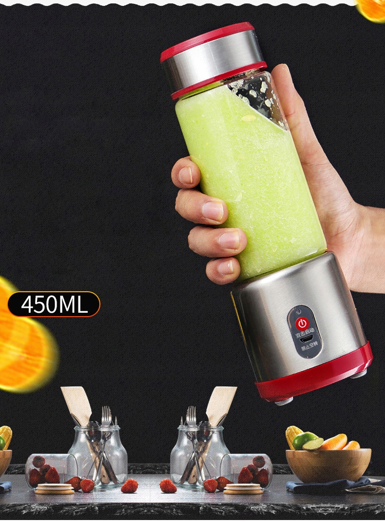 BLENDER PRZENOŚNY, BEZPRZEWODOWY USB 0,45L Model 0.45l