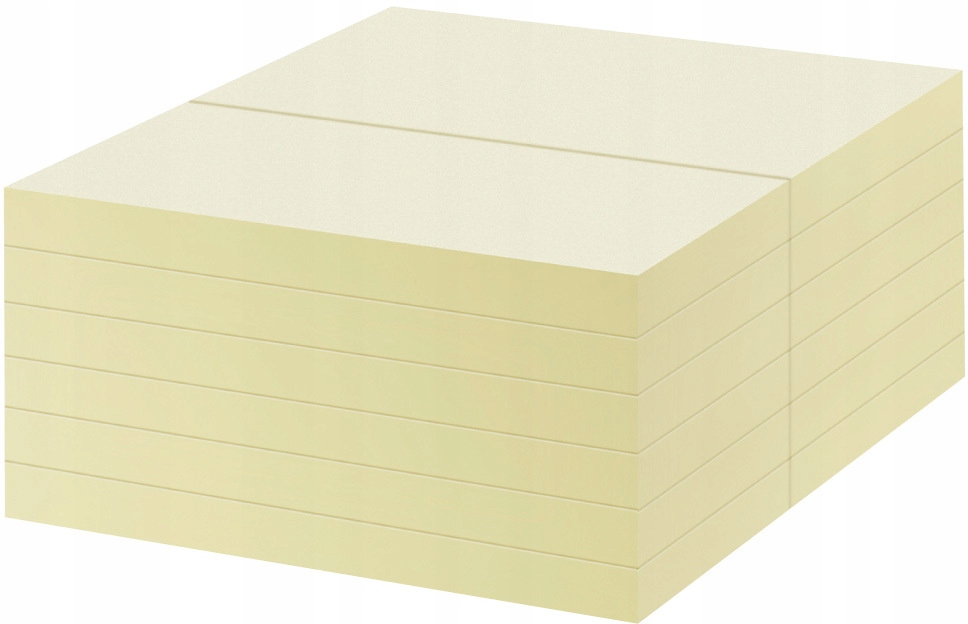 

Notes samoprzylepny 127x76mm 12x100 kartek żółty