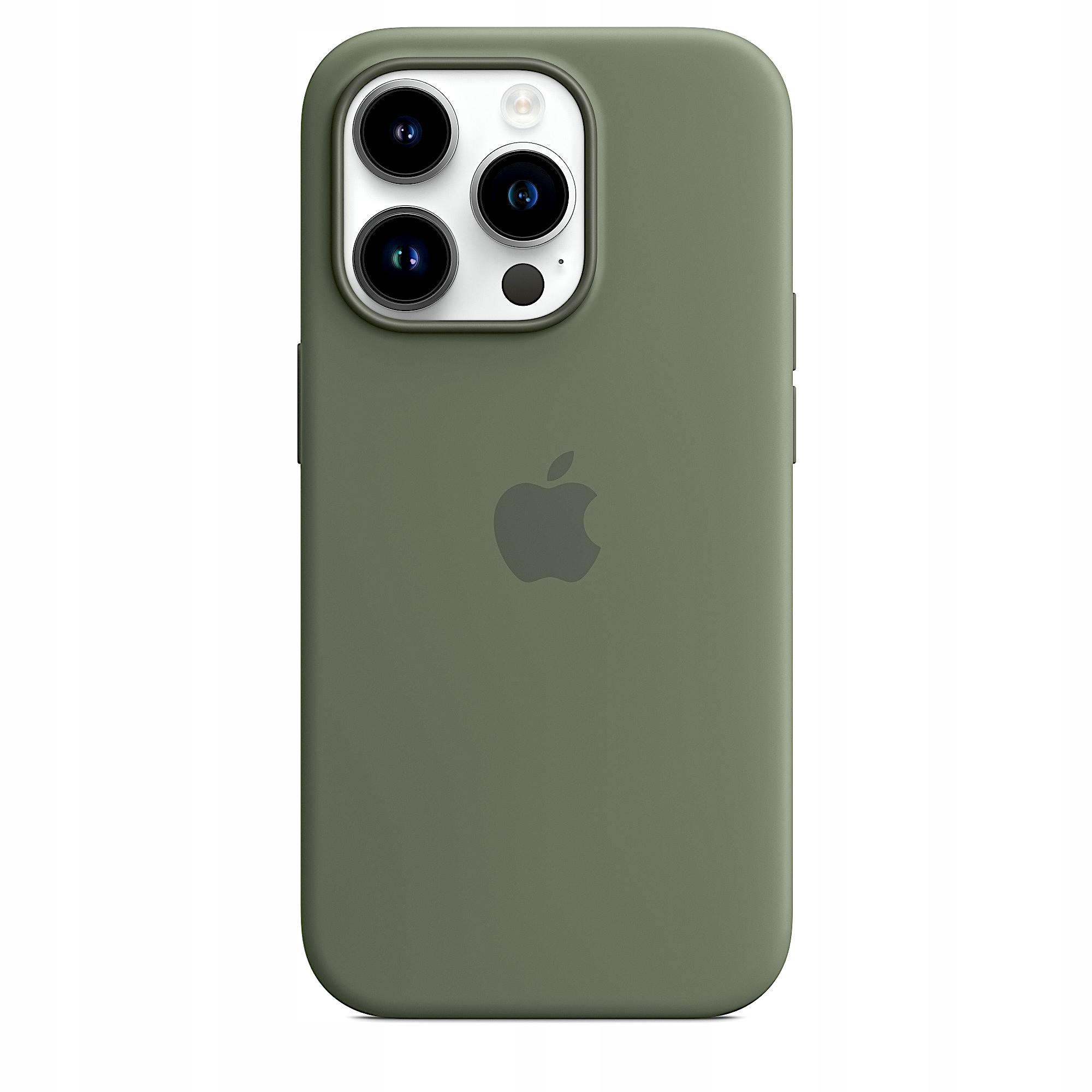 Silikonové pouzdro pro iPhone 14 Pro Olivová Zadní Kryt Silicone Case Olivová