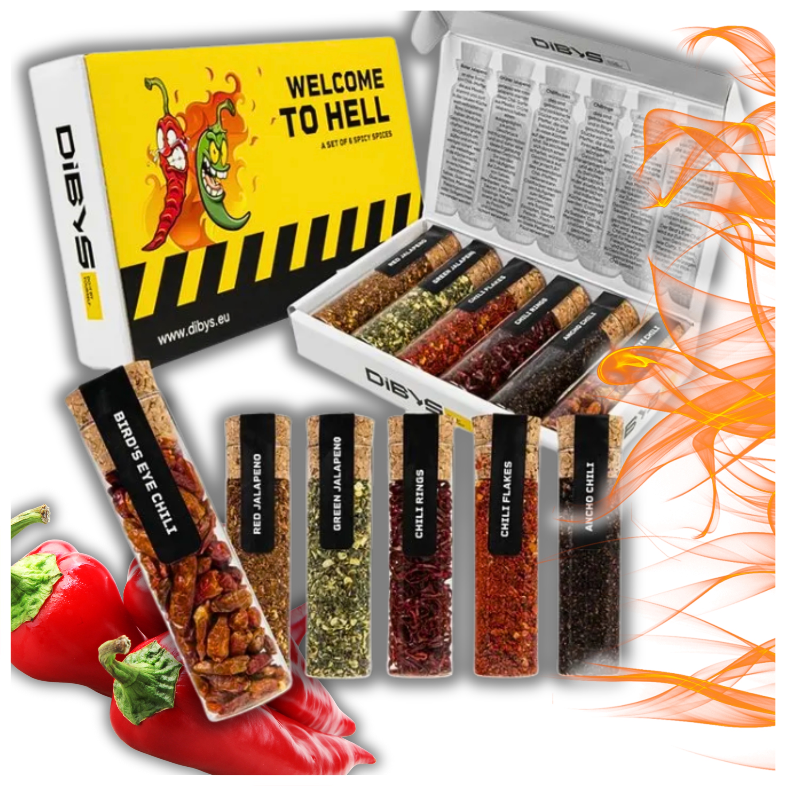 Levně Sada na výrobu ostrých Chili omáček Pikantní Dárek pro muže Diy