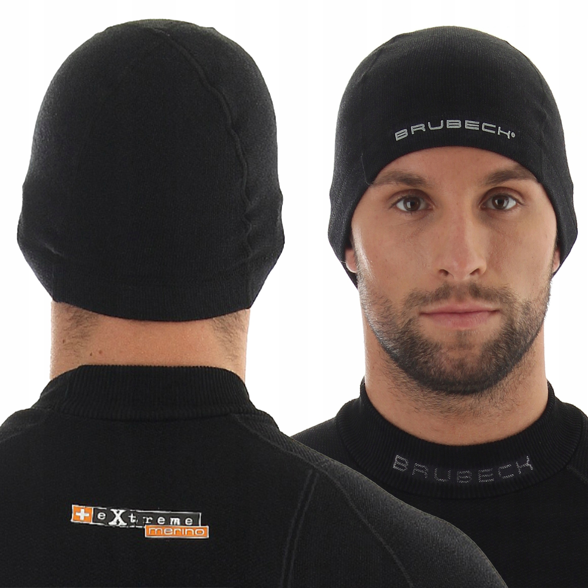 Czapka Wełniana Brubeck Merino Termoaktywna Sportowa Unisex Xs