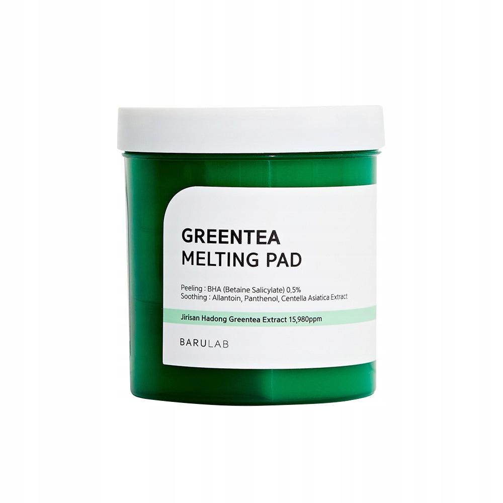 Barulab Greentea Melting Pad Zklidňující tonizující pleťové vločky 150 ks