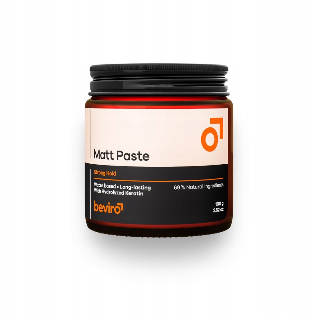 Beviro Matt paste strong hold Matná pasta na vlasy s pevným úchopem 100 g