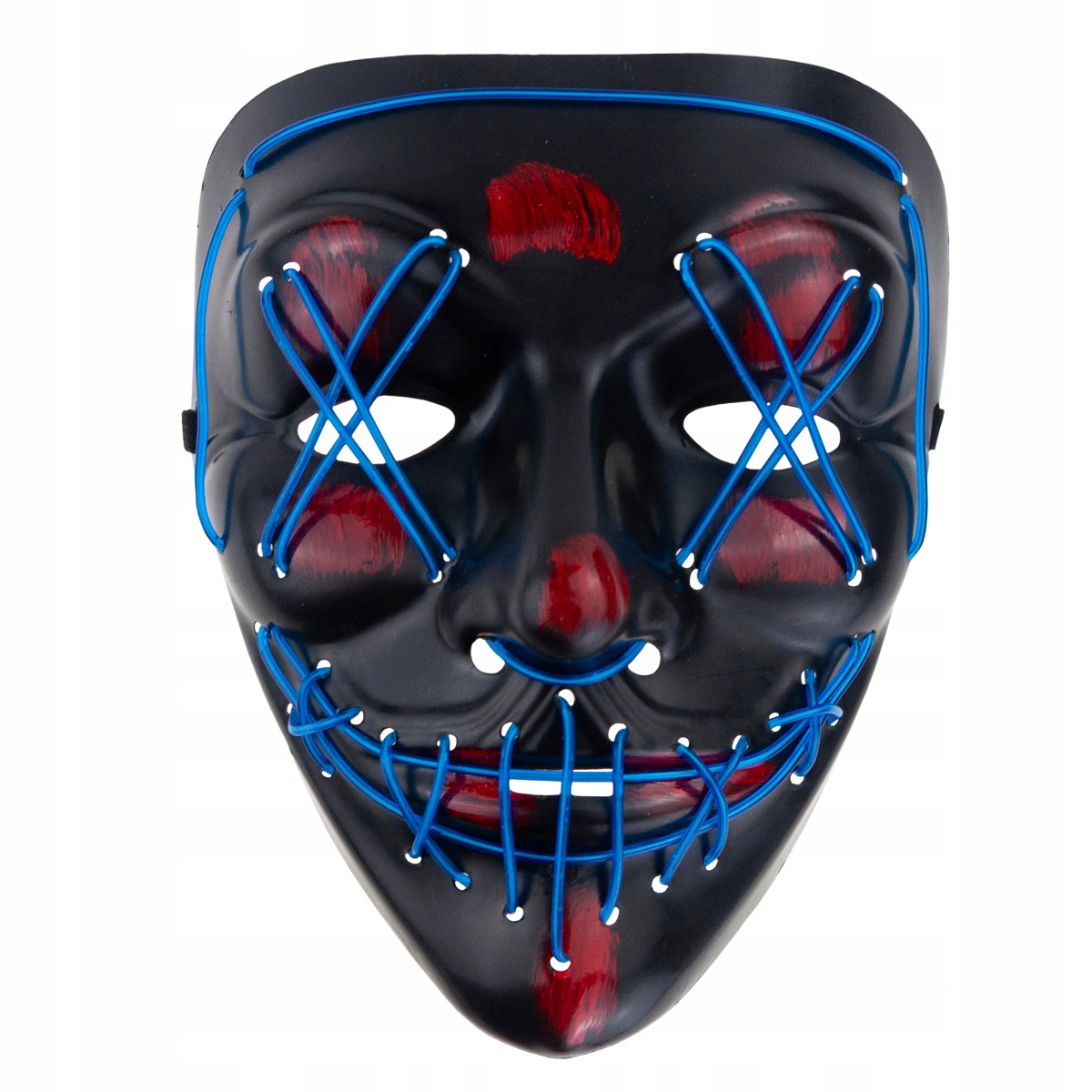 MASKA LED ŚWIECĄCA LED HALLOWEEN IMPREZA NIEBIESKA Rodzaj rękawiczki