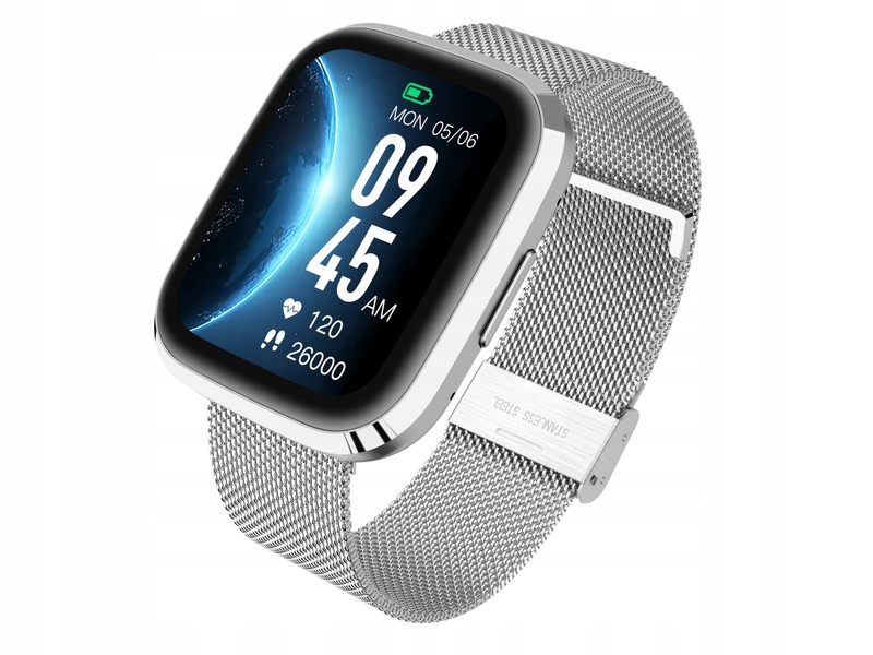 Smartwatch GARETT GRC Style Srebrny Stalowy