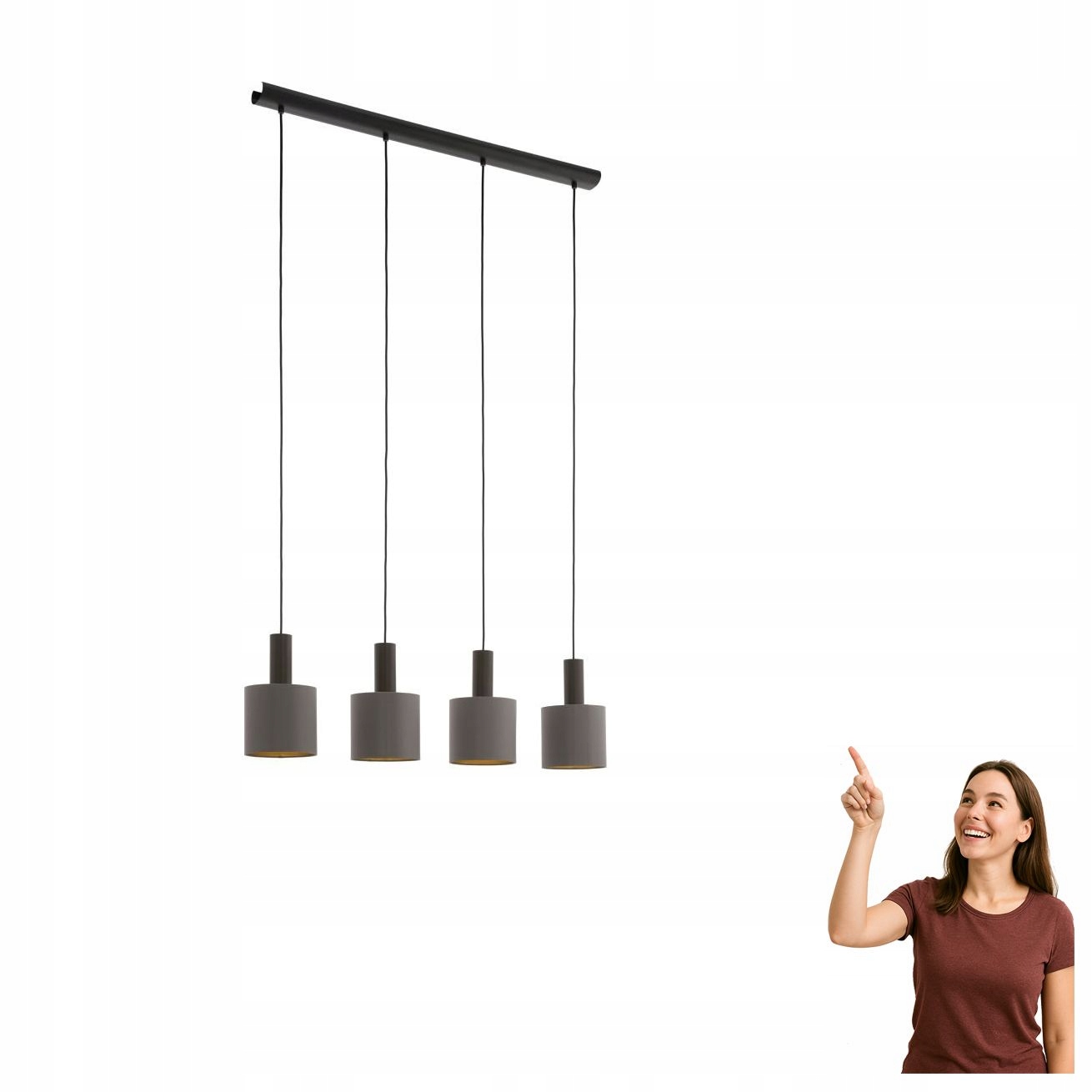 Závesná lampa Concessa 1 97685 Eglo