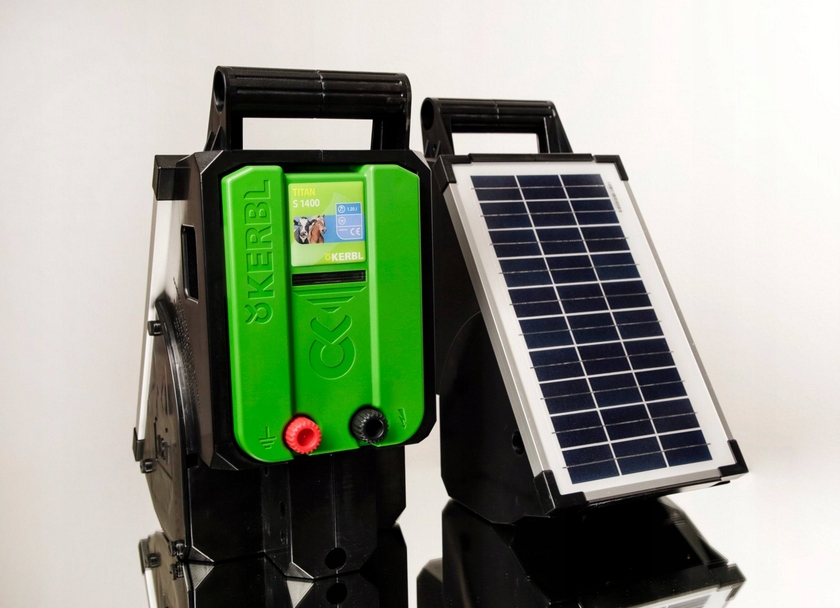 Solární Elektrizátor Titan S4200 1,4J Koně Skot Ovce Kozy Kerbl