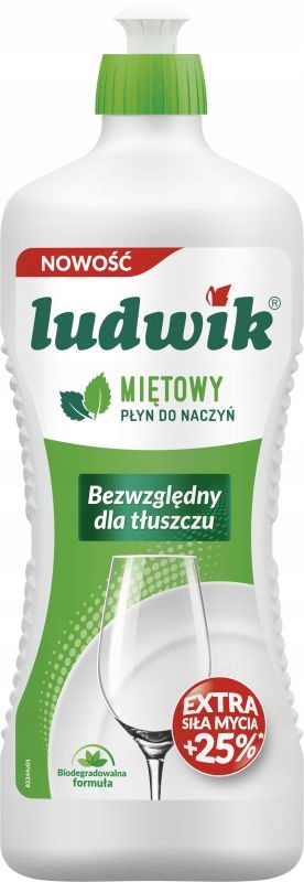 

Ludwik Płyn Mycia do Naczyń Miętowy 900ml