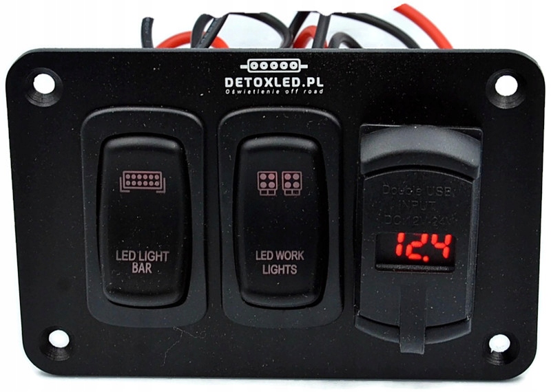 DX23-VOL-2USB - Панель управління carling 2x цифровий вольтметр