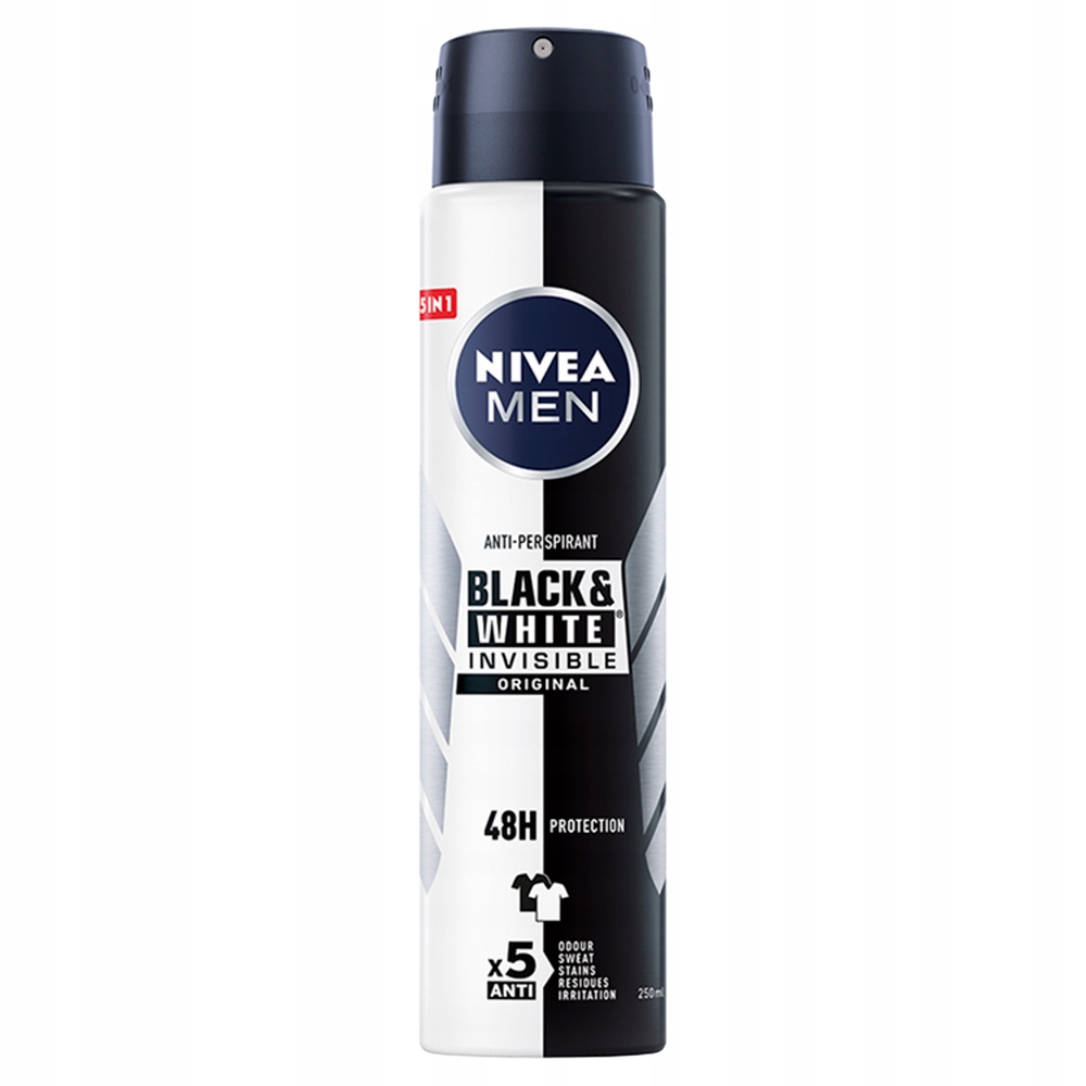 NIVEA DEO 150ML MEN BLACK&WHITE INVISIBLE ORYGINAL 48H PROTECTION